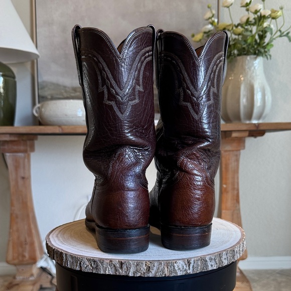 Lucchese Smooth Ostrich Roper - Picture 4 of 7